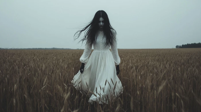 В старину крестьяне знали если увидишь женщину на поле в полдень - беги как можно быстрее.